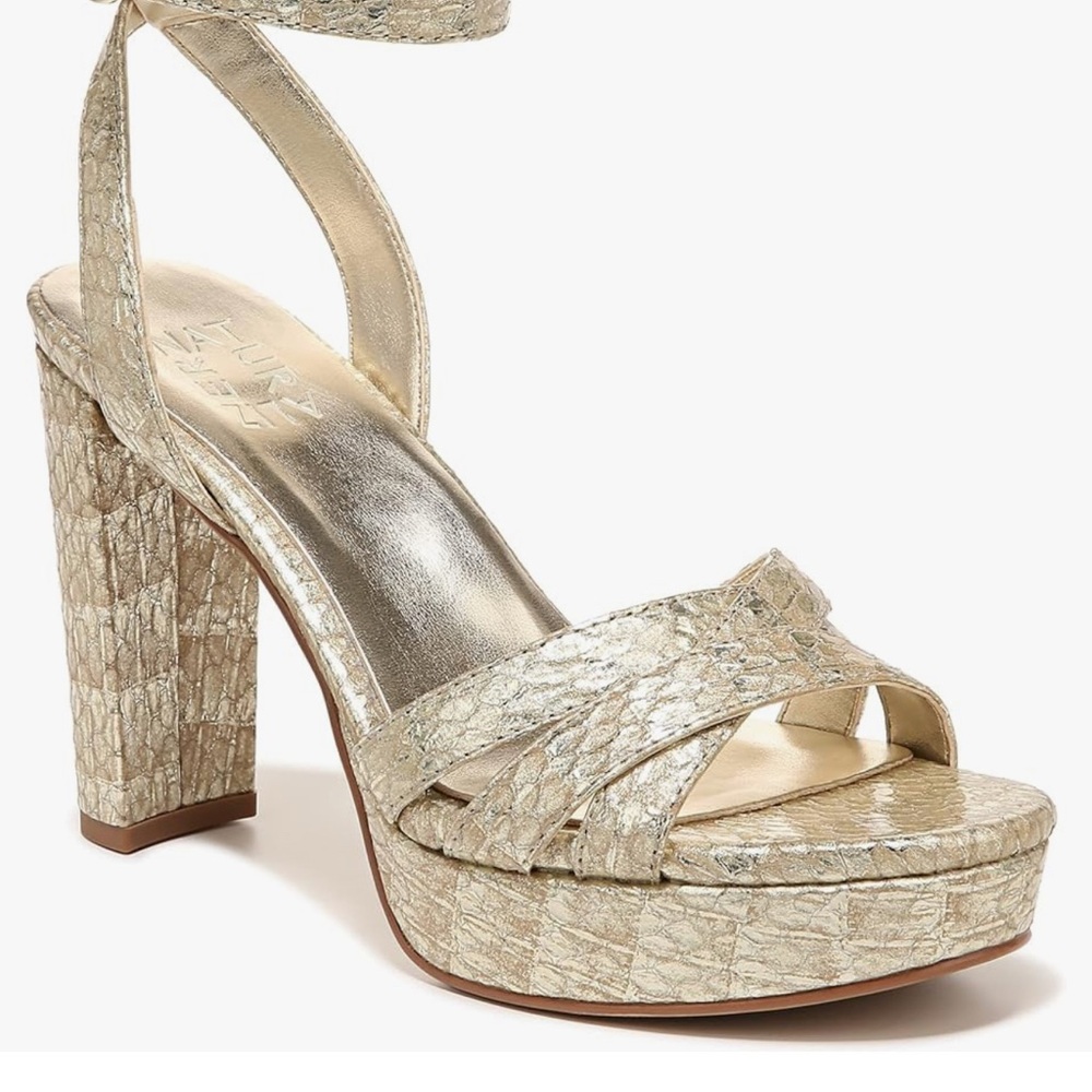 Luxe Gold Women's Platform Heels